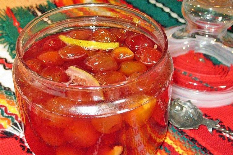 Mermelada de cereza y limón