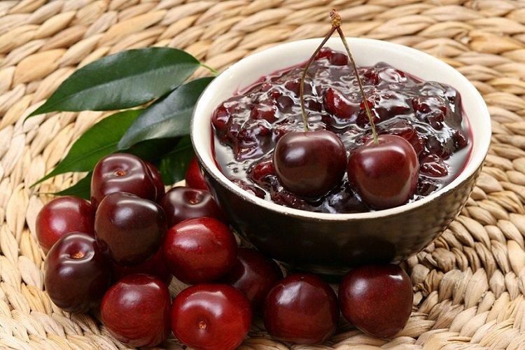 Mermelada de cereza y mora