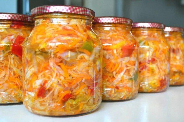 Ensalada de col para el invierno