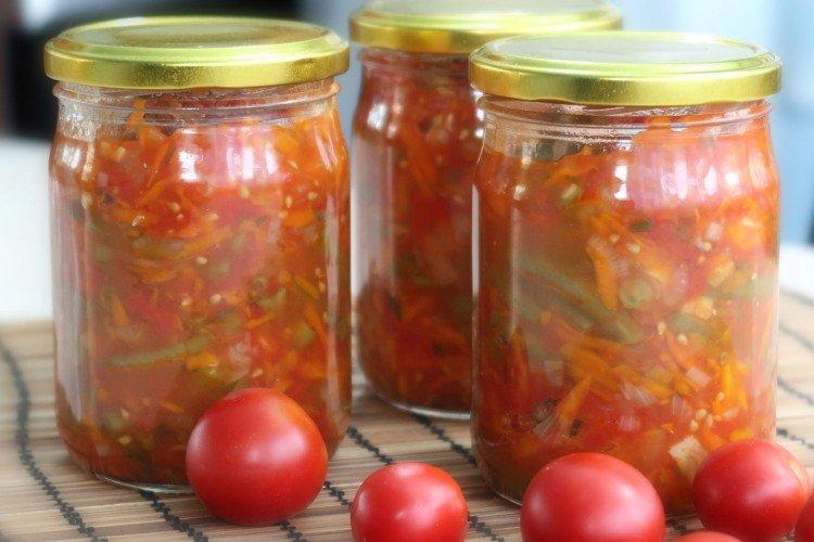 Ensalada de judías verdes para el invierno