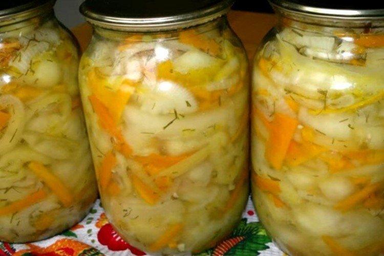 Ensalada de calabacín para el invierno