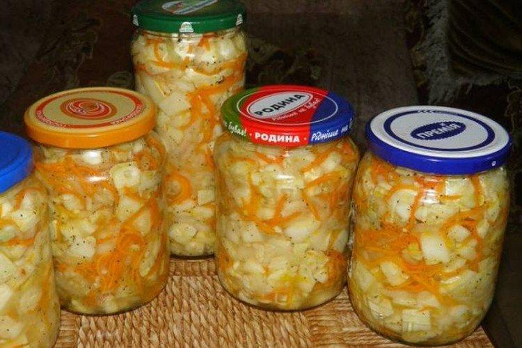 Ensalada de calabacín y calabaza patisson