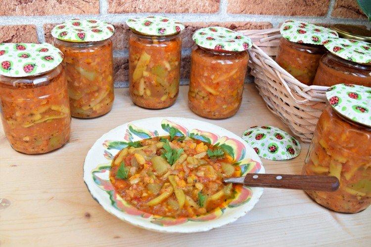 Ensalada de calabacín con judías verdes