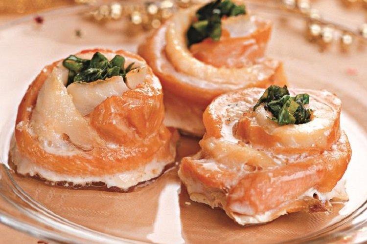 Red Fish Rolls in the Oven