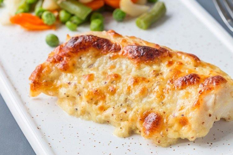 Red Fish Baked with Cheese