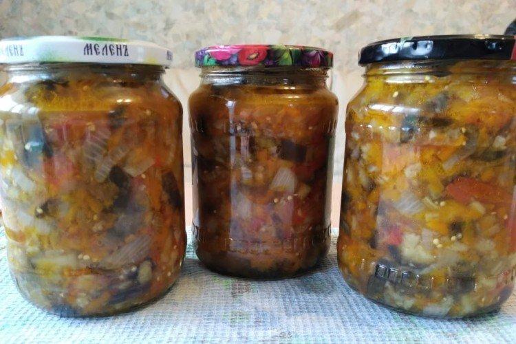 Ensalada de berenjena sin vinagre