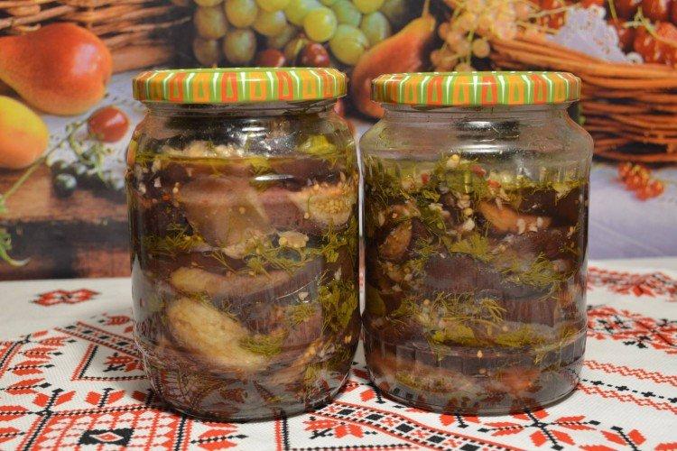 Ensalada de berenjena con hierbas