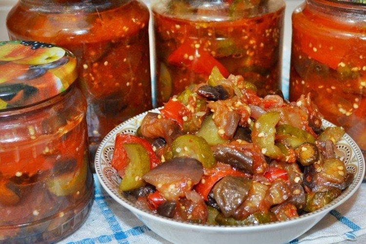 Cucumber and Eggplant Salad
