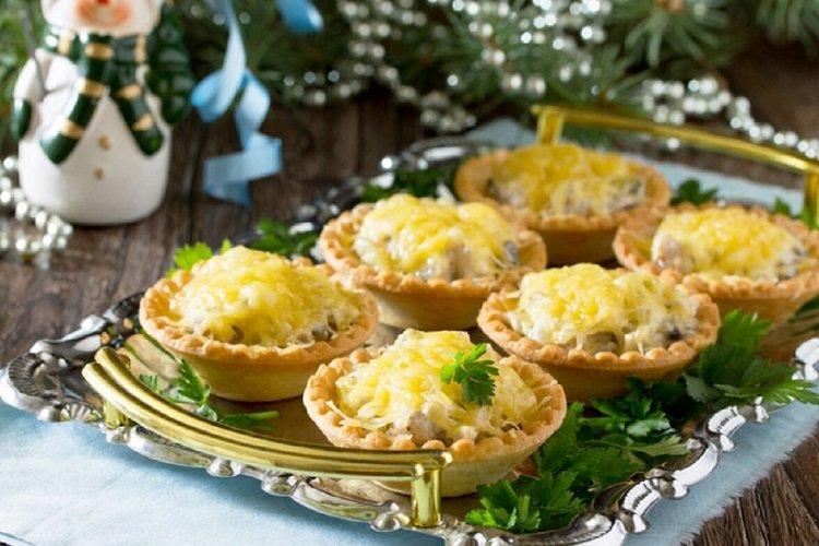 Mushroom and Cheese Tartlets