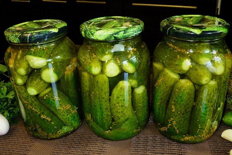 Pickled Cucumbers for Winter