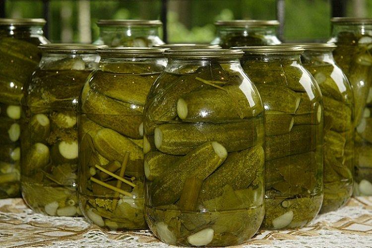 Salted Cucumbers with Citric Acid