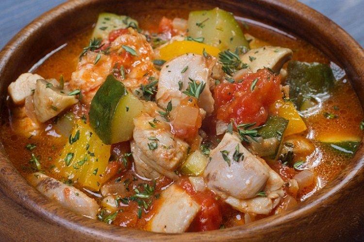 Braised Chicken with Vegetables