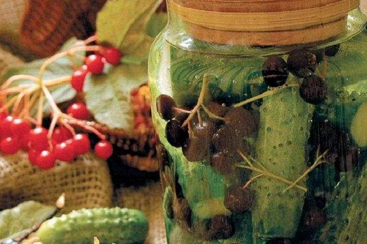 Pepinos crujientes con miel y serbal