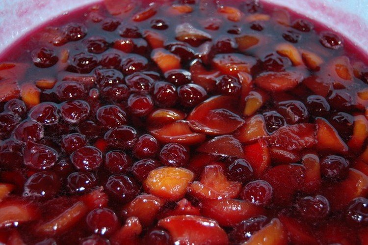 Apricot and Cherry Jam