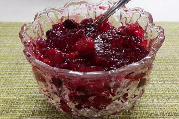 Mermelada de cereza con agar-agar