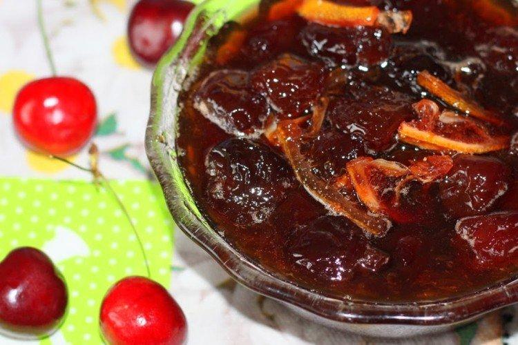 Mermelada de cereza con limón