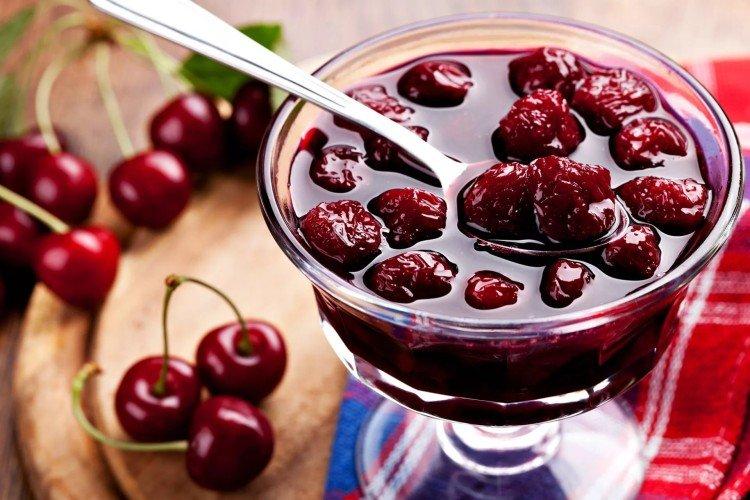 Mermelada de cereza y guinda