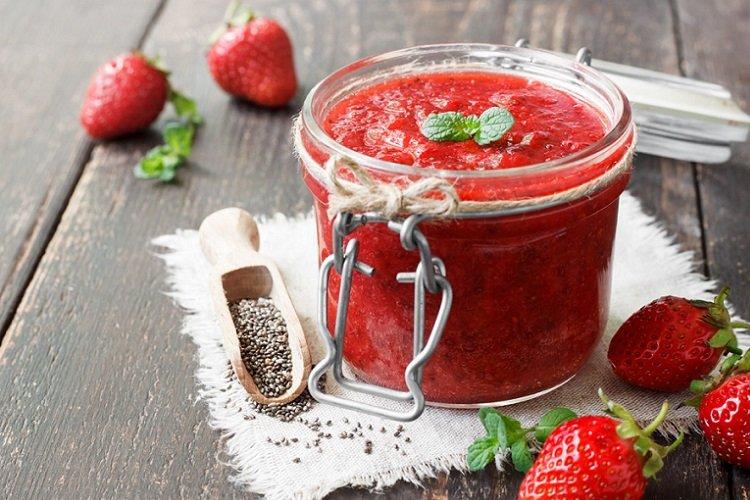 Strawberry Jam with Agar-Agar for Winter