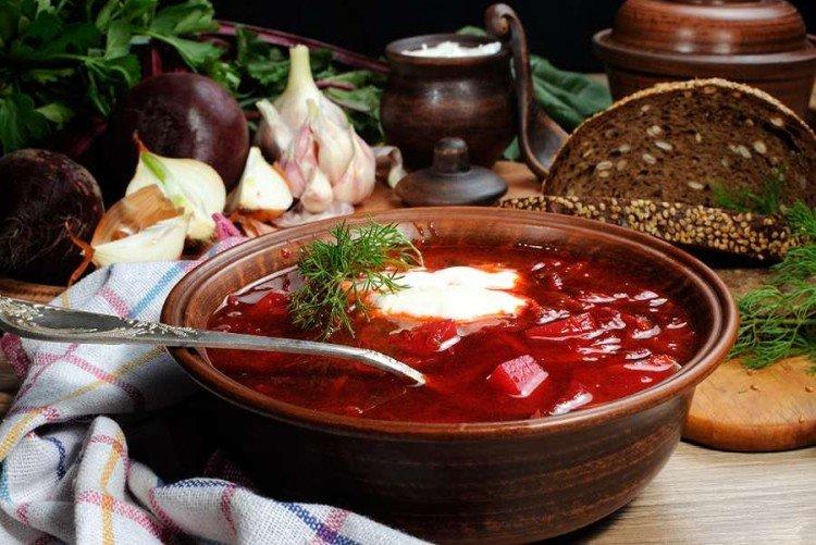 Lenten Borscht with Celery
