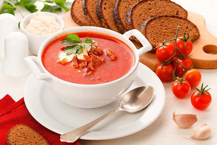 Lenten Borscht with Chanterelles