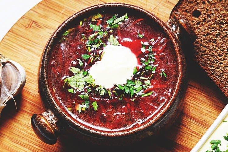 Borscht with Canned Beans