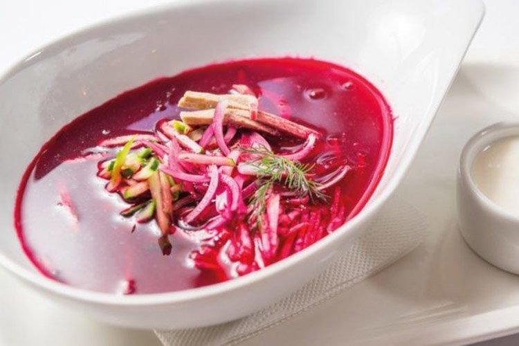 Borscht with Lime and Lemon Juice