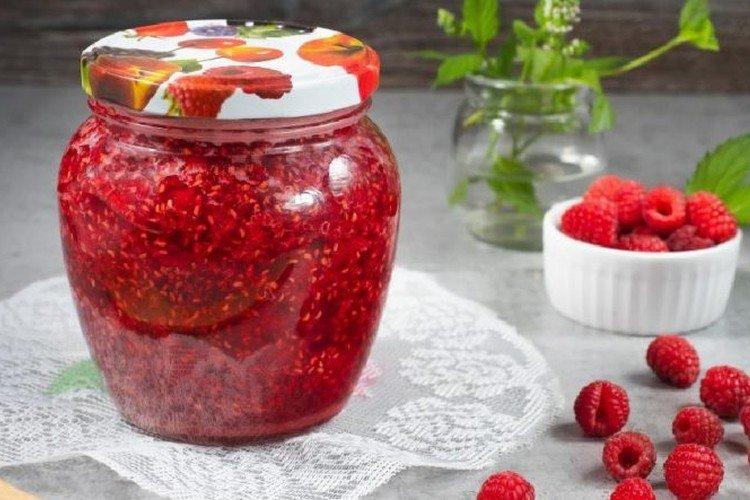 Himbeer- und Kürbismarmelade