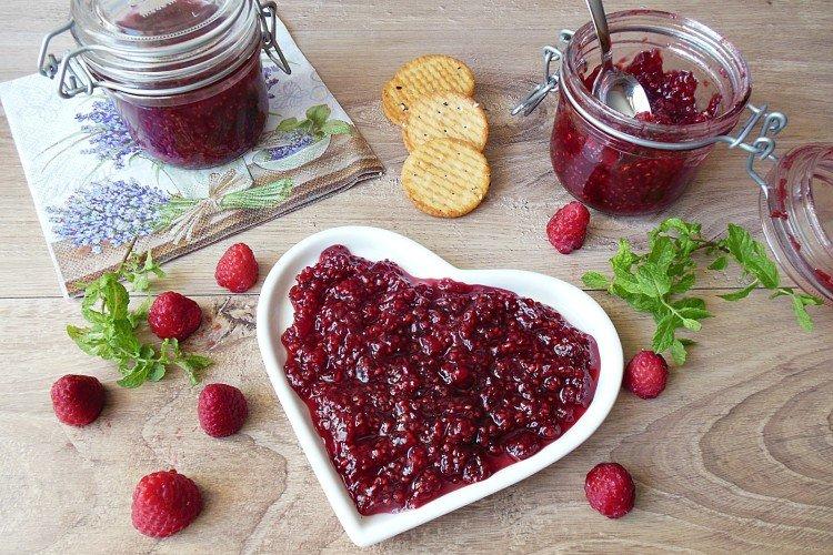 Himbeermarmelade mit Thymian