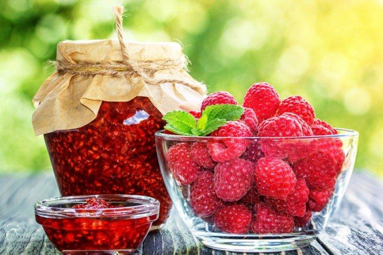 Himbeermarmelade ohne Zucker