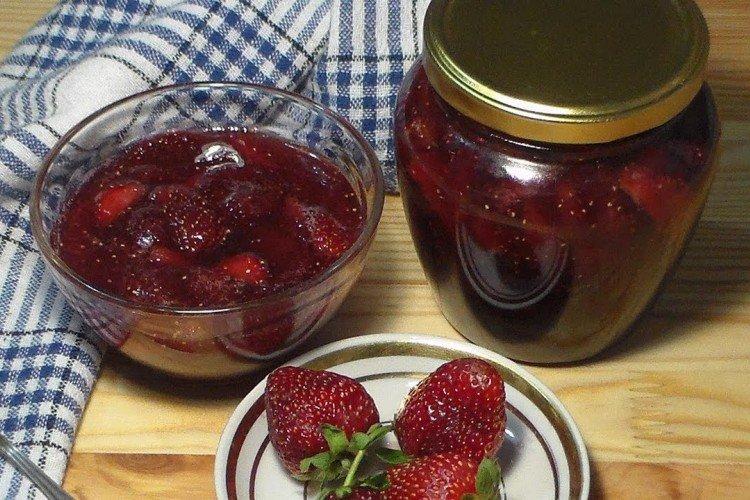 Mermelada de fresa en el microondas