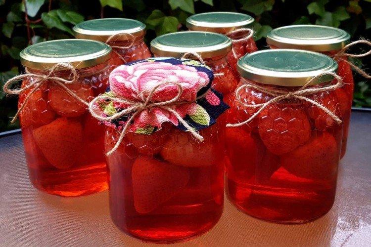 Compota de fresa para el invierno