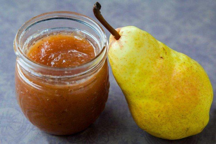 Mermelada de pera y melocotón sin azúcar