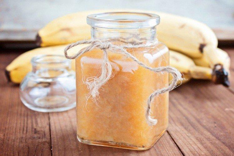 Mermelada de plátano sin azúcar