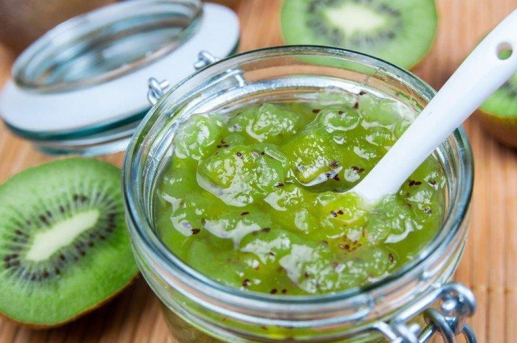 Mermelada de kiwi sin azúcar