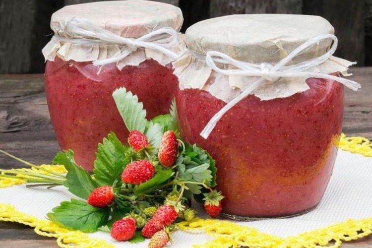 Mermelada de fresa silvestre sin azúcar