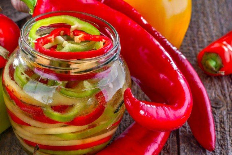 Ensalada de pimiento dulce y chile