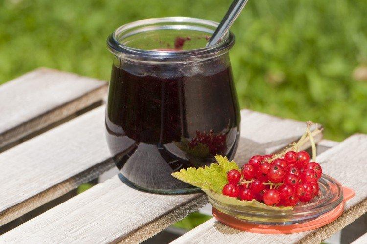 Redcurrant and Cherry Jam