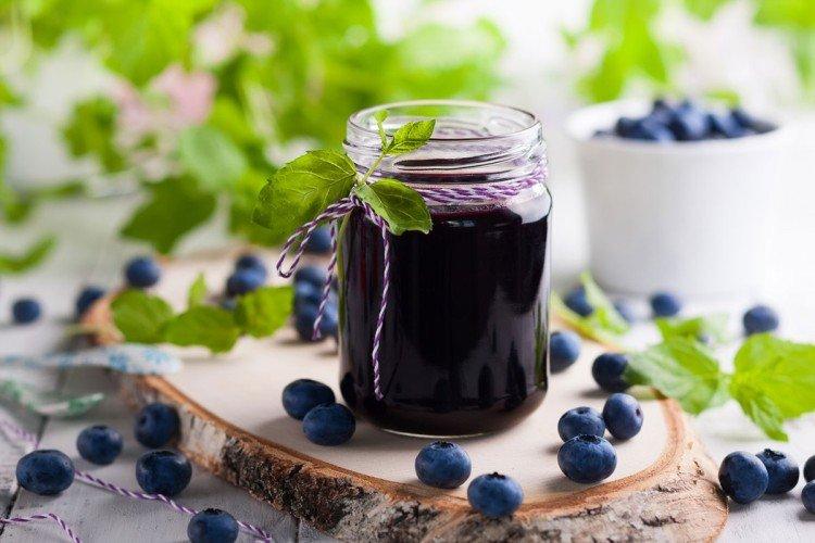 Redcurrant and Blueberry Jam