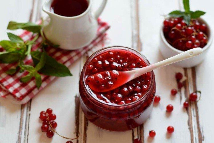 Redcurrant Jam with Whole Berries