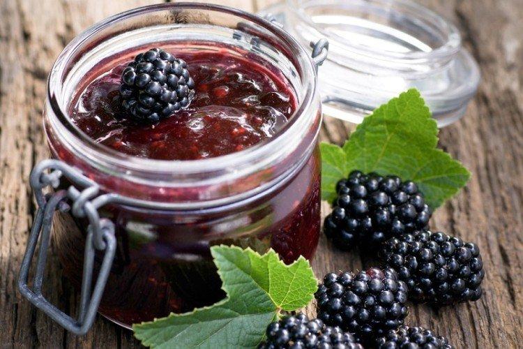 Maulbeermarmelade ohne Zucker