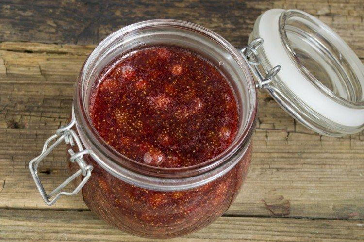 Mermelada de fresa silvestre con miel