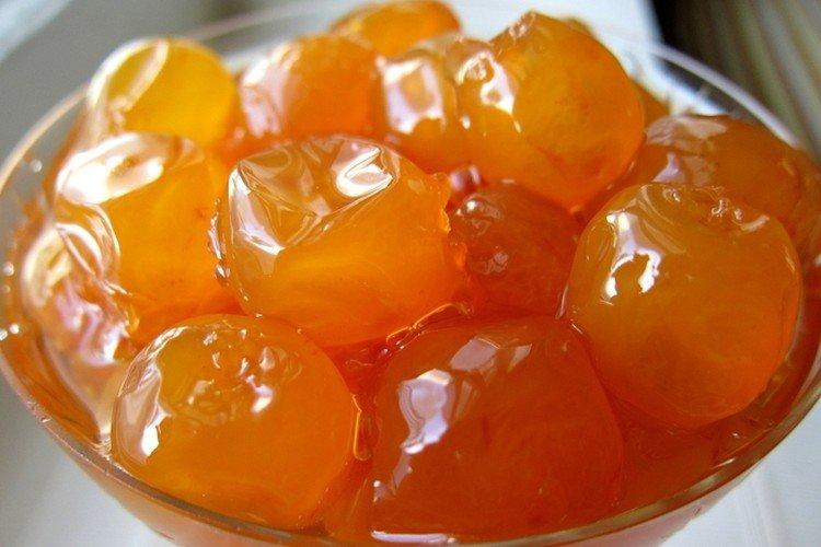 Mermelada de cereza blanca con ácido cítrico