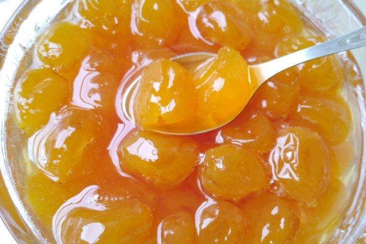 Mermelada de cereza blanca con vainilla