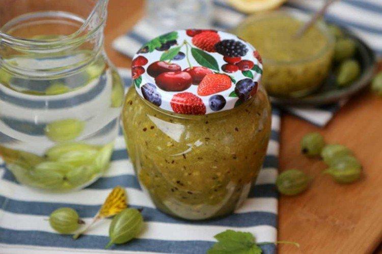 Варенье из крыжовника без сахара