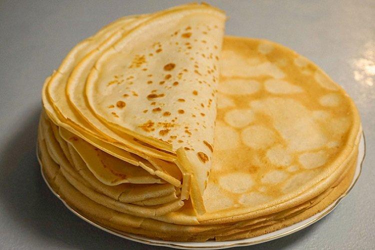 Milk Pancakes with Butter
