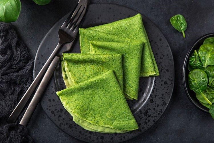 Green Milk Pancakes
