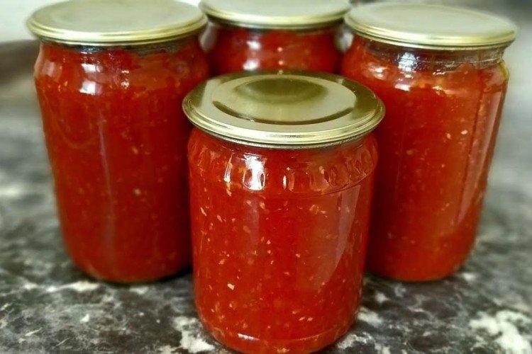 Adjika de tomate sin vinagre