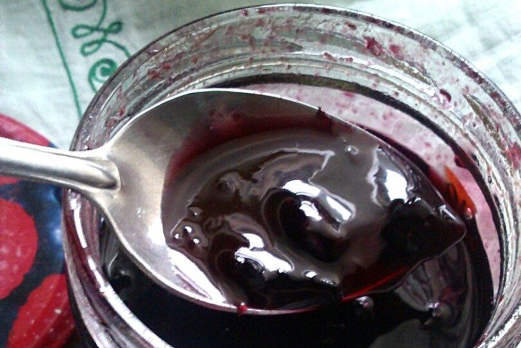 Honeysuckle and Cherry Jam for Winter