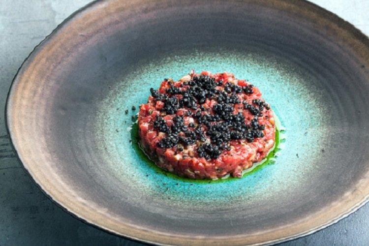 Beef Tartare with Sterlet Caviar