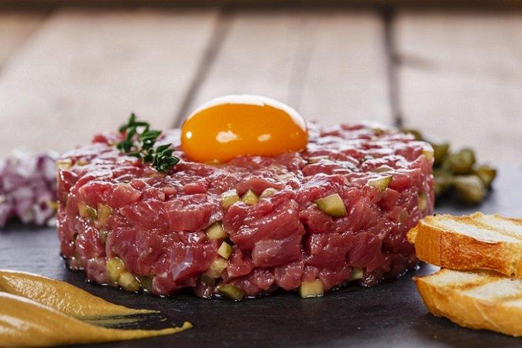 Beef Tartare with Pickled Gherkins